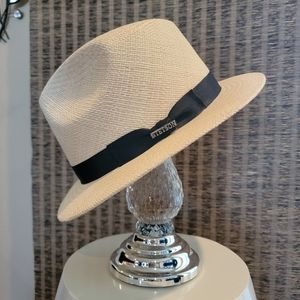 Stetson Fedora Straw Hat | Size Large